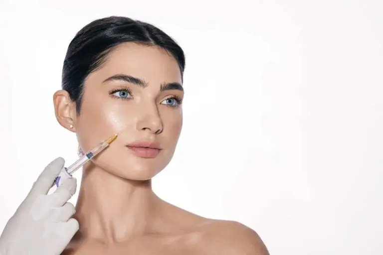 A woman is receiving Sculptra In Moscow, ID & Pullman, WA at Ageless Aesthetics